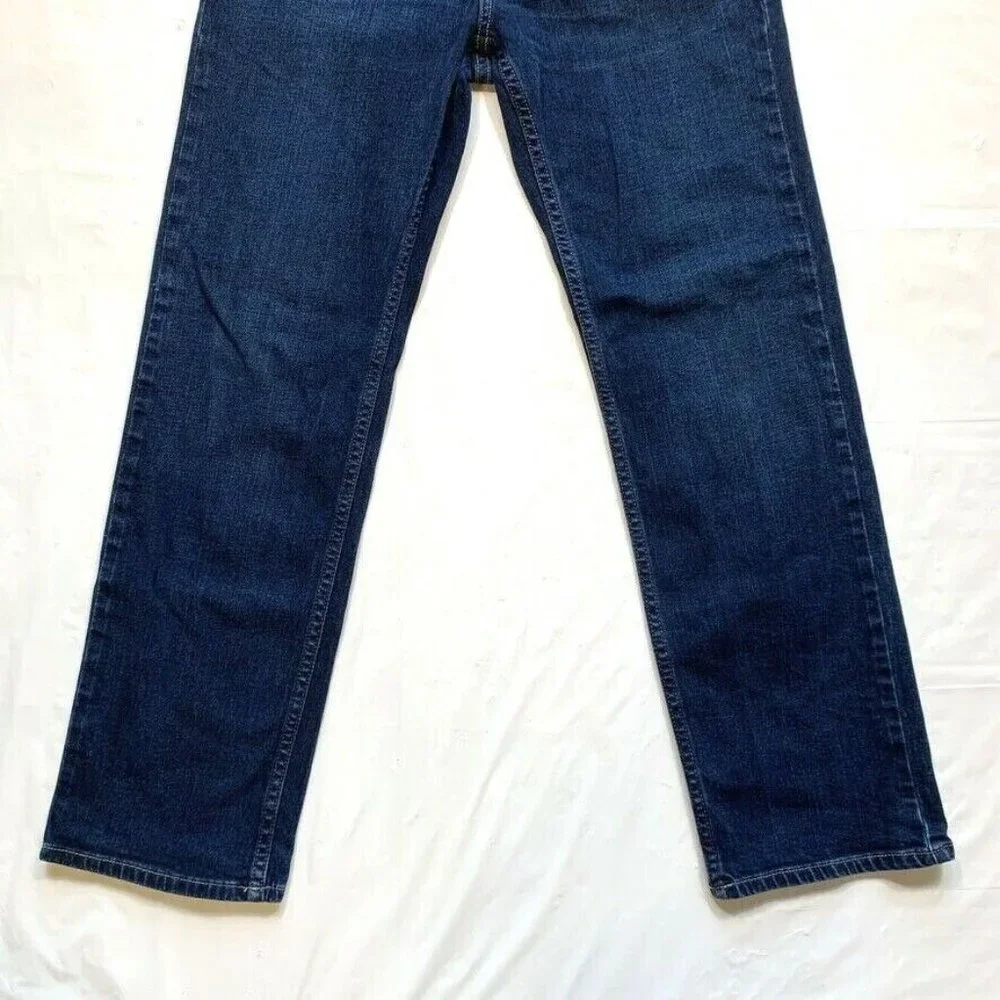 Hollister Epic Flex Classic Straight Jeans Men 29x30 Stretch Dark Blue Denim NEW